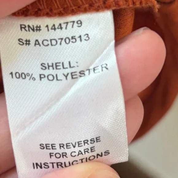 Satin Burnt Orange Cowl Neck Mini Dress Open Back Slip Date Night ACOA M - Picture 9 of 10